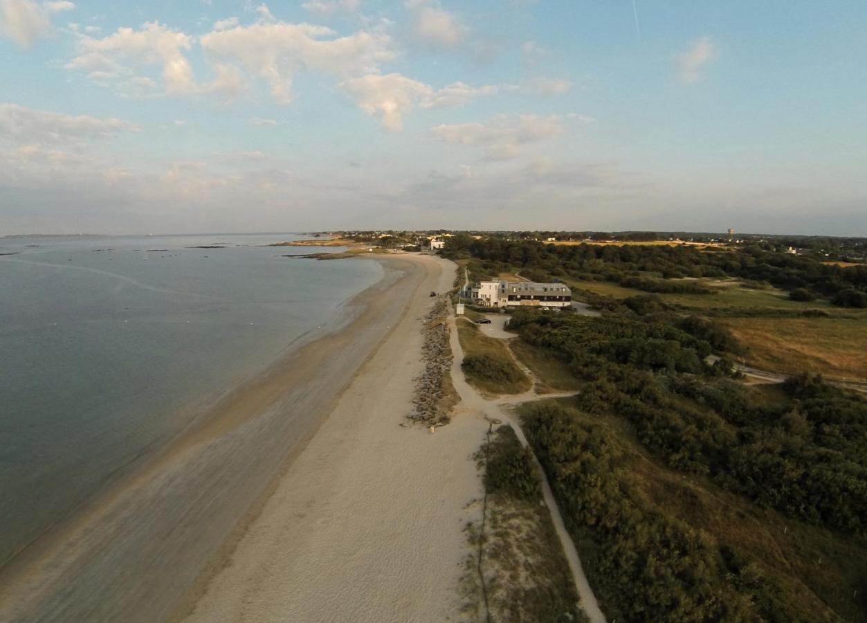 Logis Hotel & Restaurant Les Mouettes - Larmor Plage, Proche De Lorient Exterior foto