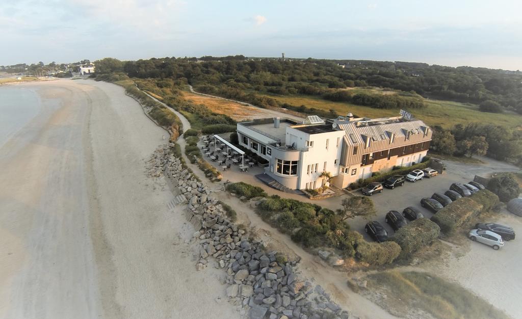 Logis Hotel & Restaurant Les Mouettes - Larmor Plage, Proche De Lorient Exterior foto