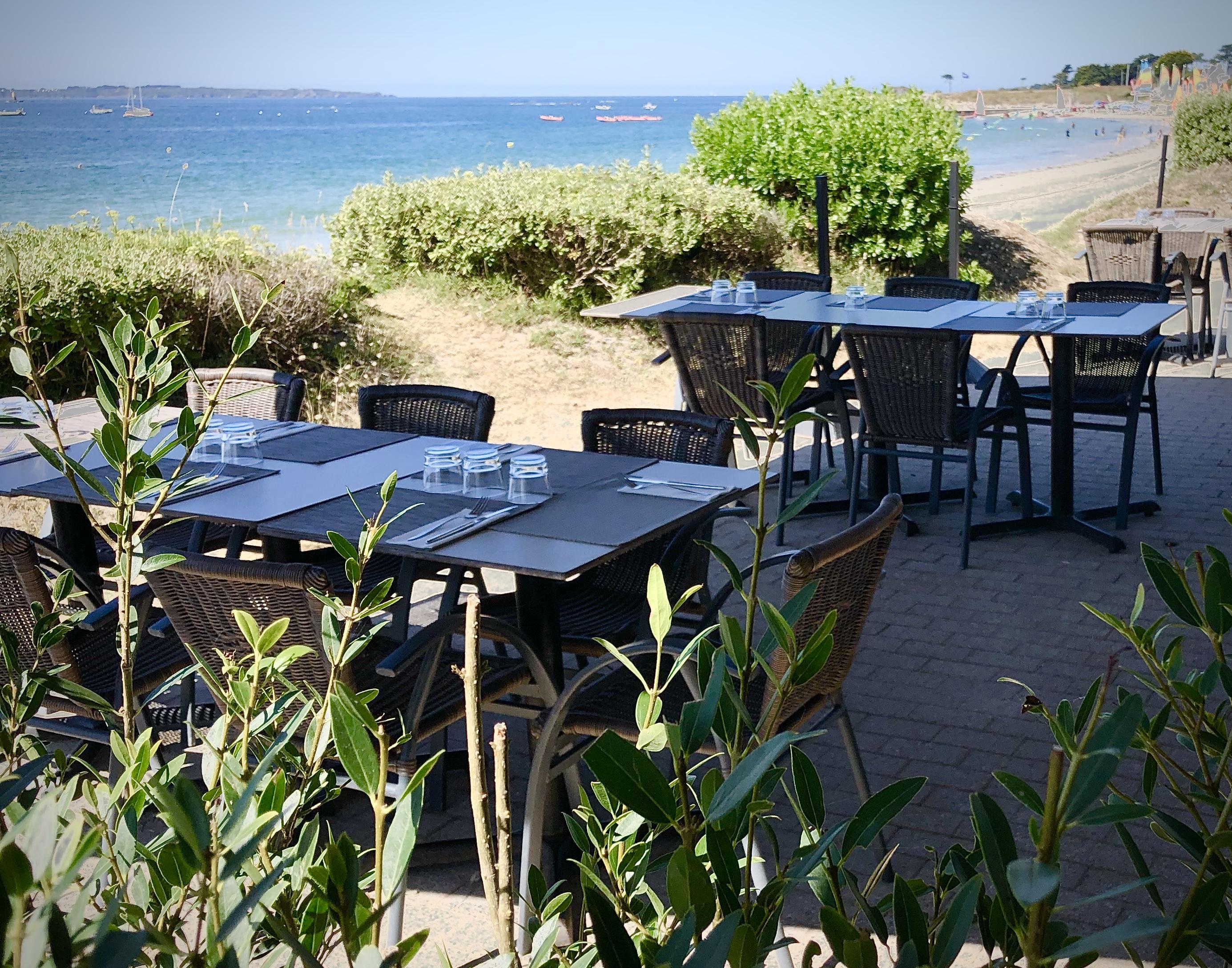 Logis Hotel & Restaurant Les Mouettes - Larmor Plage, Proche De Lorient Exterior foto